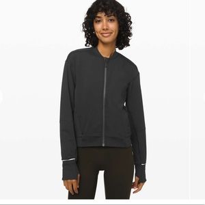 Lululemon Two Track Mind Jacket- Black size small